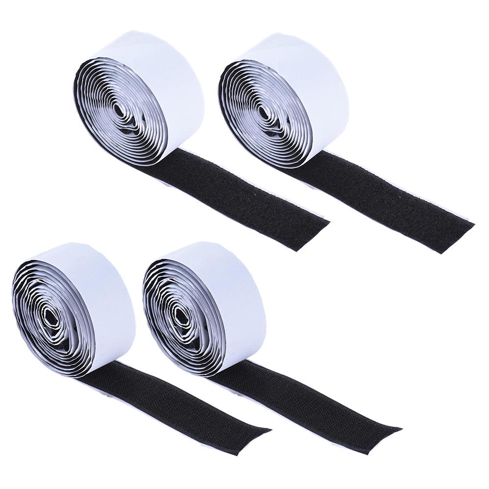 Pedalboard Pedal Mounting Tape Fastener Length 2M Width 3CM for Guitar Pedal Board, 4-Pack (2 Hook + 2 Loop)