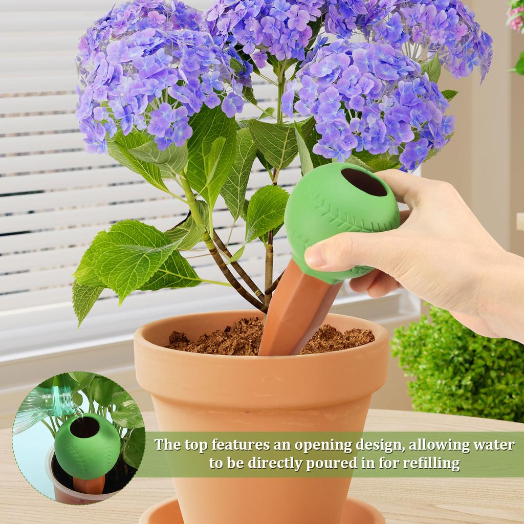 4Pcs Plant Watering Globe 150ml Automatic Watering Spike Flower Pot Self Watering Device Drip Irrigation System Garden Decor