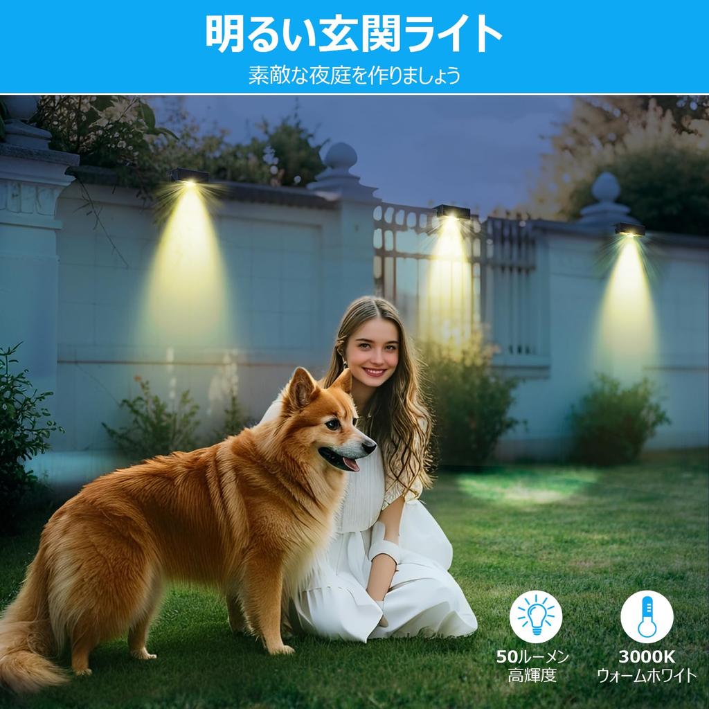 NFESOLAR Solar Entryway Light, Outdoor Security LED Garden Light, Wide Beam Illumination, Waterproof IP65, for Entryways, Gardens, Parking Lots, Auto