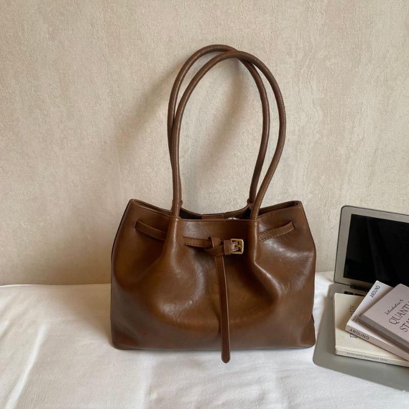 Geantă de mână tip tote - Geantă cu o singură baretă de capacitate mare - Geantă crossbody retro pentru navetă