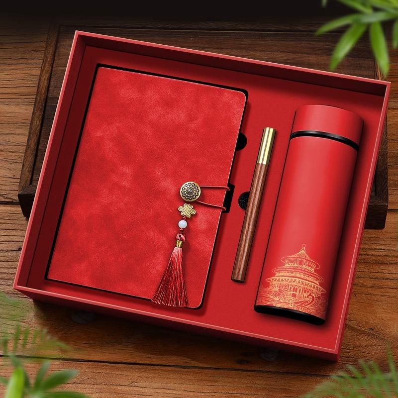 Notebook Thickened Retro Sheeppard Gift Box Business Office Meeting Record Book