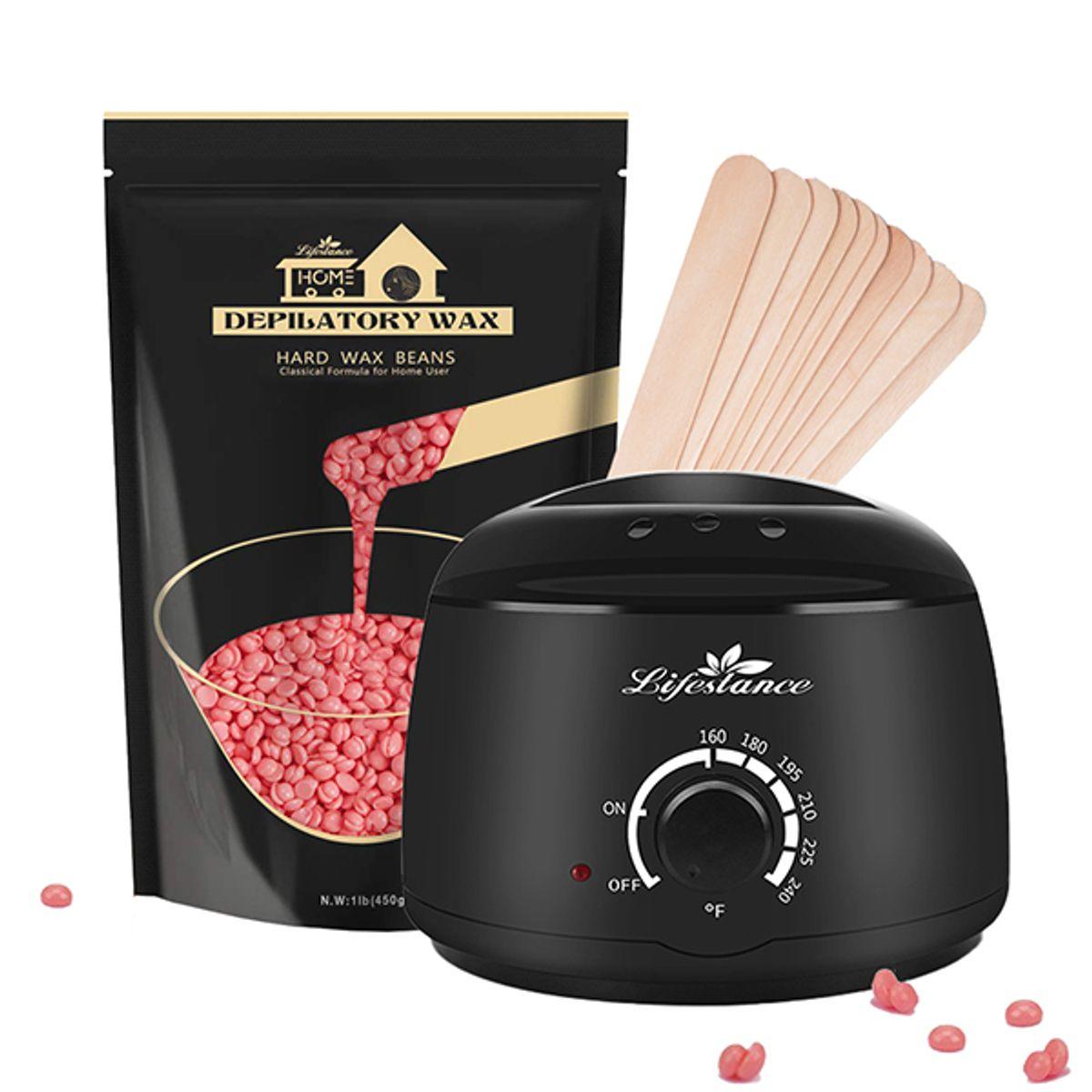 Lifestance Hard Wax 450g Warmer Kit