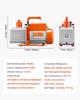 Vacuum Pump 9 CFM HVAC 2 Stage Rotary Vane Vacuum Pump Oil Included