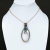 Dendrite Opal Pendant Copper Wire Wrapped Pendant Labradorite Gemstone Pendant Wrapping Jewelry Handmade Copper Jewelry Gift For Her & Women