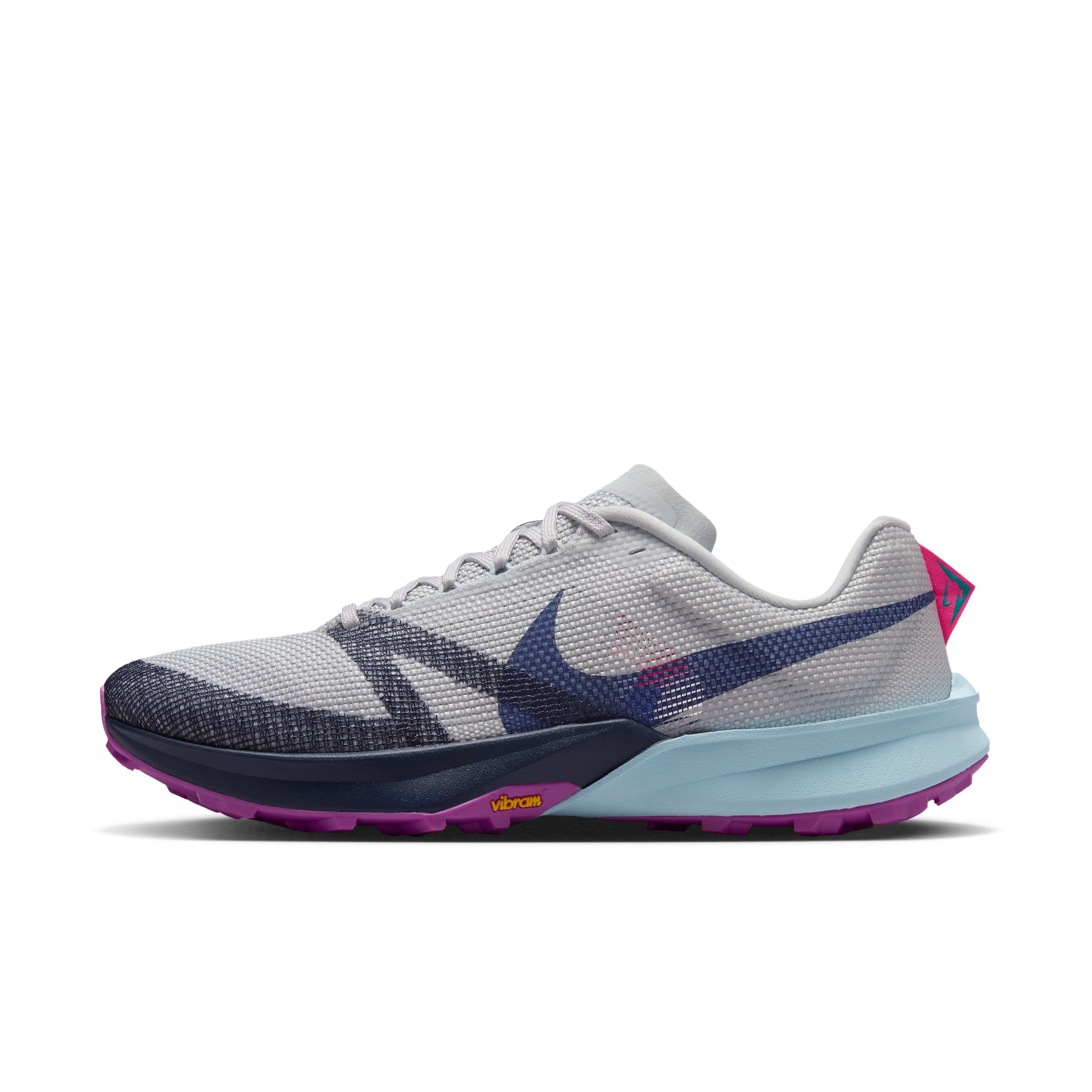 Nike ReactX Terra Kiger 10 Platinum Sapphire Glacier Blue Navy 44