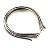 10pcs/set Simple Design Head Band Hairwear 3-7mm Head Hoop Base Metal Headband  Bridal Accessories