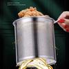 Stainless Steel Deep Fryer with Frying Basket High Temperature Kitchen Fryer Pan Cooking Tool Multifunctional Small Pot Cookware
