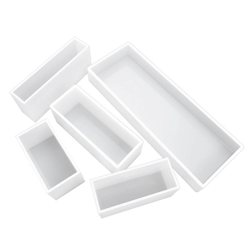 Square Round Rectangle Mould Geometric Decorative Ornament Decors Silicone Mold