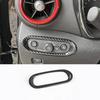 For Chevy Blazer 2019-2021 Carbon Fiber Car Headlight Switch Frame Cover Trim