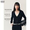 Teenie Weenie Women's Bear Cartoon Knit Cardigan