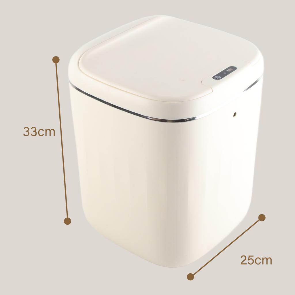Automatic Trash Can 20L Touchless Sensor Easy Clean PP Waterproof Electric Garbage Bin for Kitchen