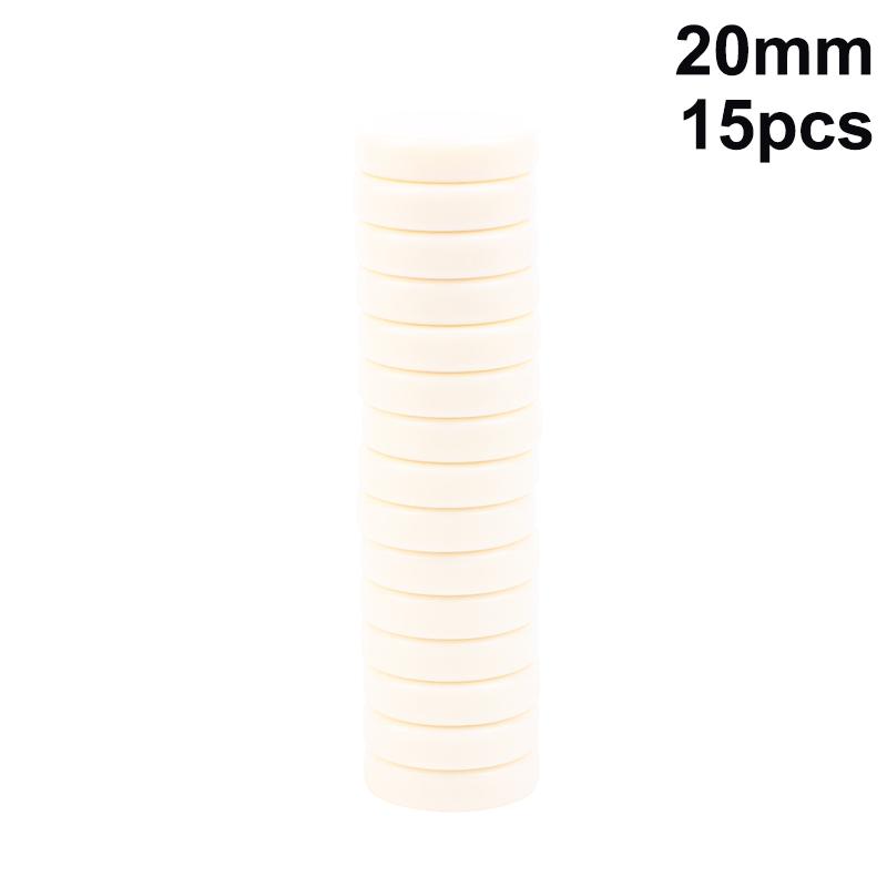 15Pcs Western Chess Draughts Set 20MM 27MM 32MM Multi Color Plastic Checkers for Educational Home Use Parties