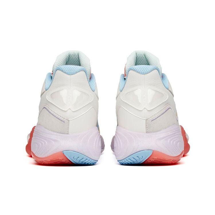 Anta Herren Beton Blase 1.0 Weiß Blau Grau Niedriger Top Basketball Sneaker 912121608S-3