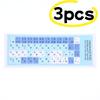 1/3 Sheets Universal Computer Notebook Decals Keyboard Stickers For Korean Japanese Keyboard Replacement Diy Accessories