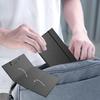 3-lagers vikbar amningsklämma, fickstorlek med pennhållare, elastisk, bärbar, multifunktionell klämma, kontorsmaterial