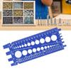 Nut Bolt Thread Gauge Checker M3 to M22 Metric and #4 to 3/4 Imperial Sizes Bolt and Nut Identifier