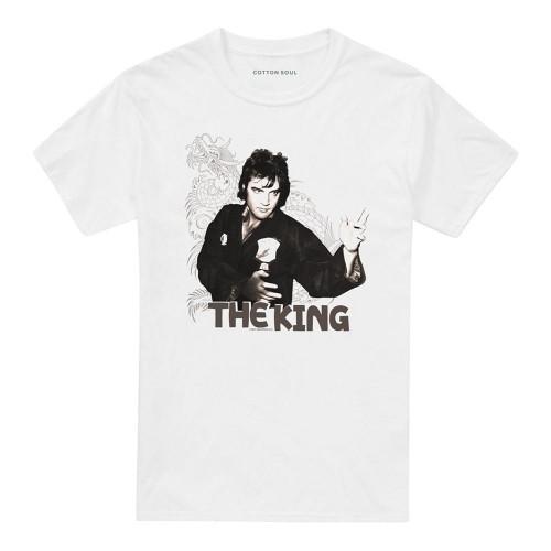 Elvis Presley Unisex Adult Fighting King T-Shirt