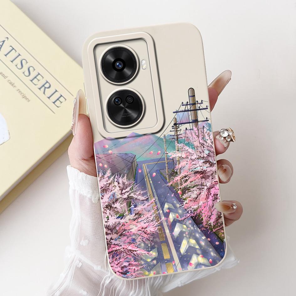 Für Huawei nova 12 SE 2024 Hülle BNE-LX1 Stoßfeste Abdeckung Niedlicher Astronauten-Cartoon Mattes Funda auf Huawei Nova12 SE Quadratischer Schutz