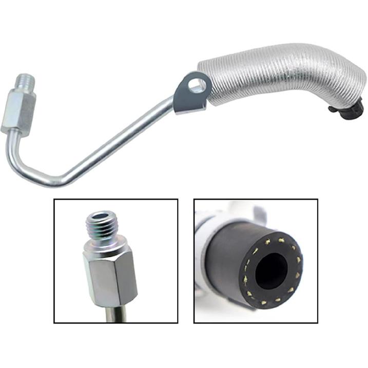 FZJDSD 4PCS Turbo Oil Return Drain Line and Oil Feed Pipe Kit 25198546 55567067 55587854 Compatible with Chevy Cruze Sonic Trax & Buick Encore 1.4 L4