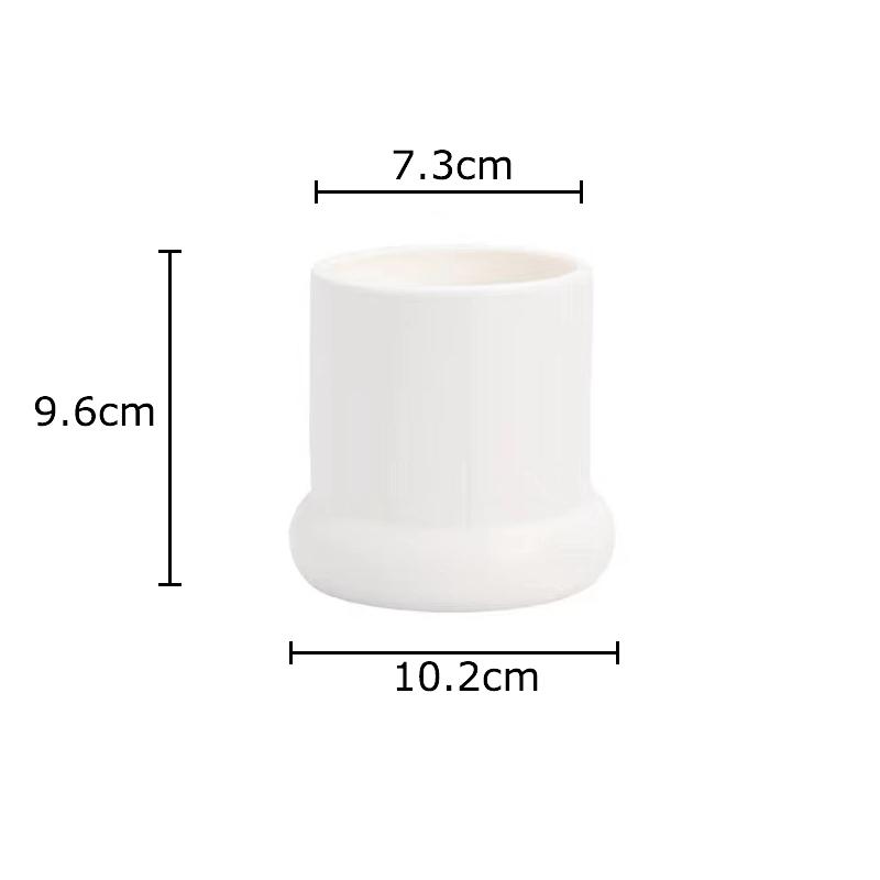 Minimalism Ceramic Candle Holder Cylinder Candlestick Desk Decoration Wax Melt Burner Aroma Diffuser Home Aroma Container