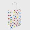 Colorful Polka Dot & Stars Kraft Paper Tote Gift Bags - Exquisite Packaging