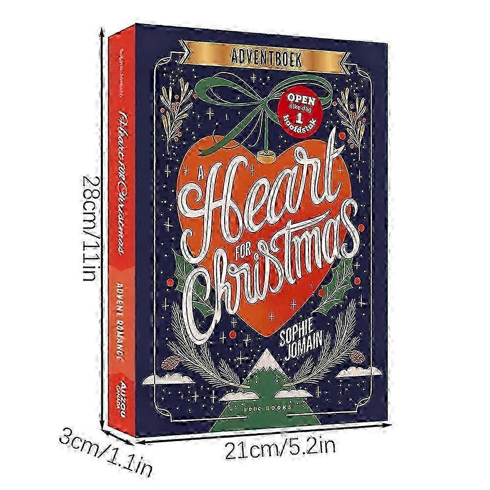 A Heart for Christmas Advent Romance, Christmas Love Story Advent, Romance Advent Book, Open a Chapter a Day