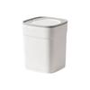Plastic Desktop Trash Can Sealed Waste Paper Basket Durable Mini Waste  Bin  Bedroom