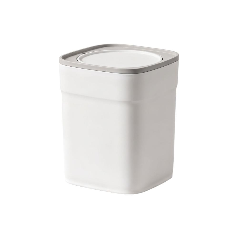 Plastic Desktop Trash Can Sealed Waste Paper Basket Durable Mini Waste Bin Bedroom