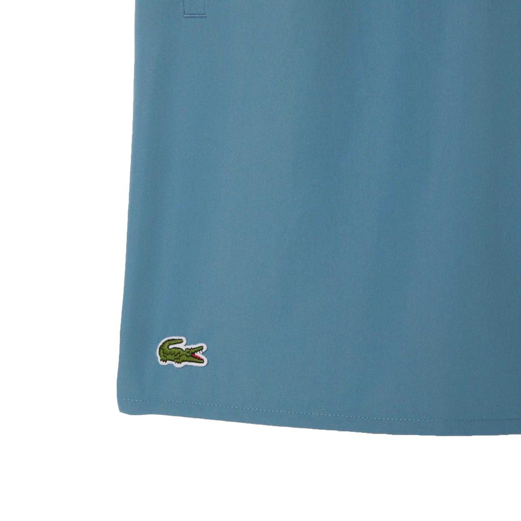 Lacoste Mens Monochrome Mid Length Swimming Trunks