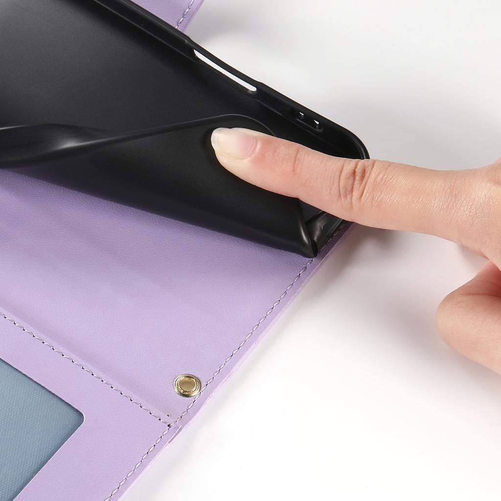 For iPhone 17 Pro Max Case Rhombus Stitching Wallet Stand Leather Phone Cover with Long/Short Strap