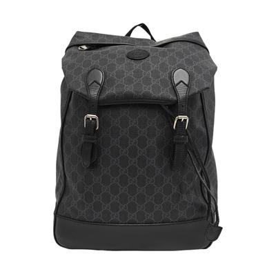 [Gebraucht] Mittlerer Rucksack mit Interlocking G 'Schwarz' - Gut #24AB4I