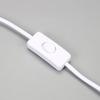 1.8m Table Lamp Cord with European Plug, LED Home Light Power Cord, Lighting Accessories