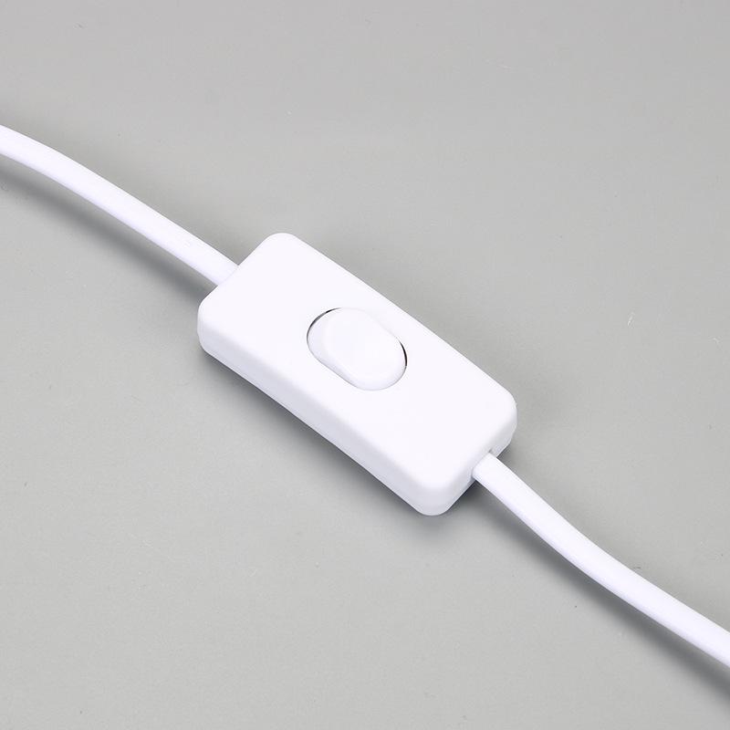 1.8m Table Lamp Cord with European Plug, LED Home Light Power Cord, Lighting Accessories