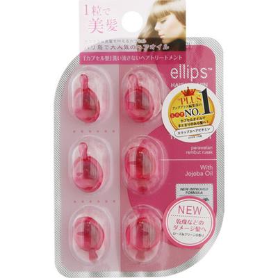 Ellips Haaröl-Behandlung, Rosengrün-Duft, 6 Tabletten