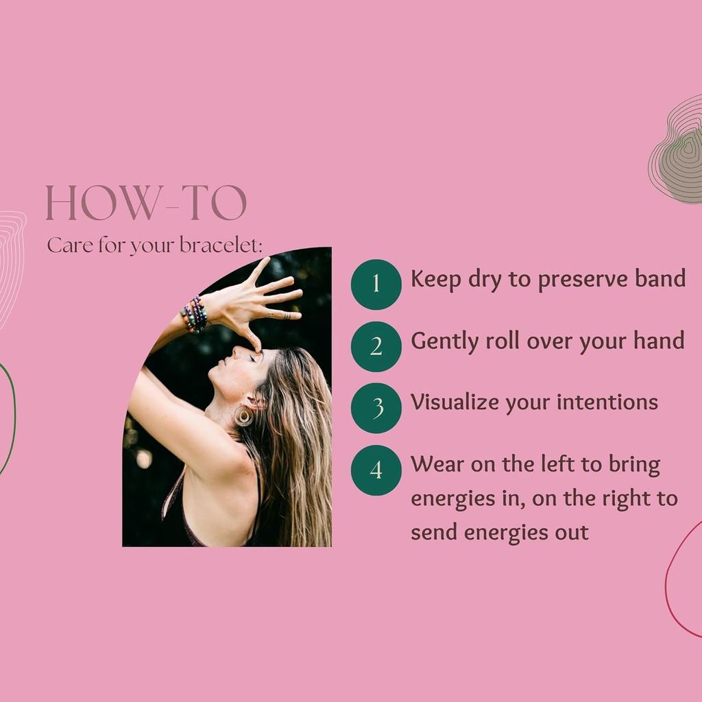 Chakra Armband, Mit Reiki aufgeladen, Energiearmband, Edelstein- & Kristallheilungsschmuck, Perfektes Reiki-Geschenk