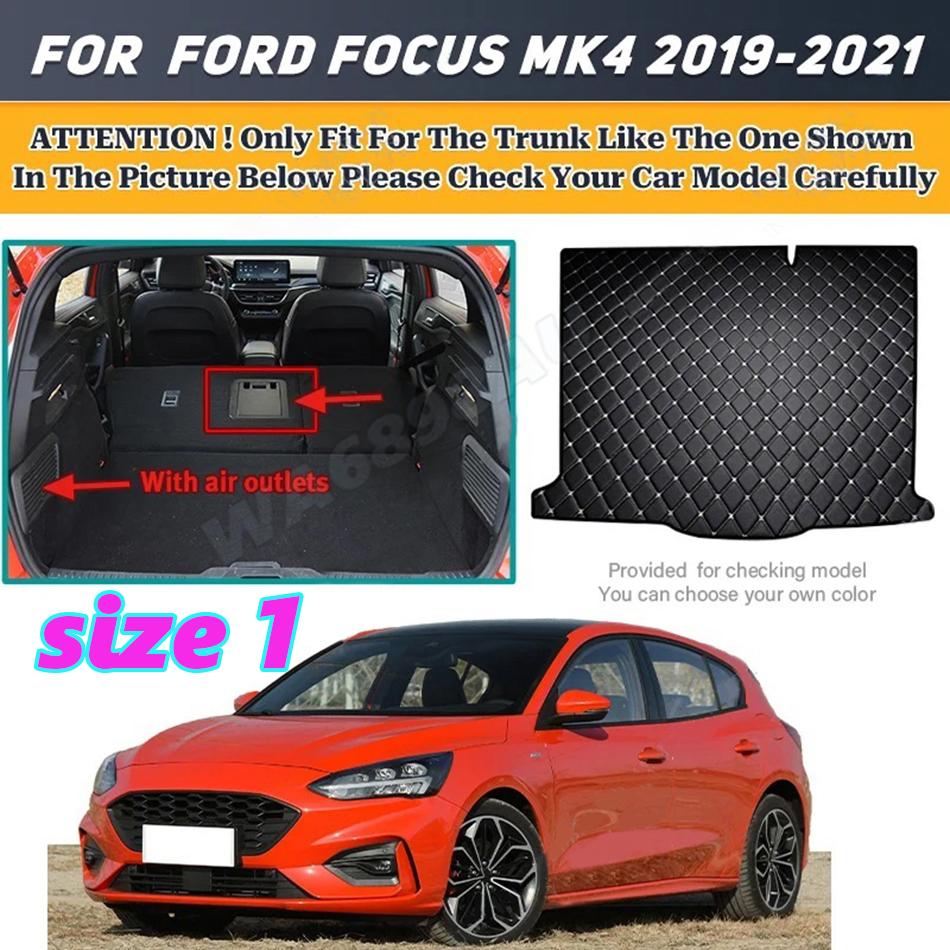 Custom Car Trunk Mat For Changan-Ford Focus MK4 2019 2020 2025 Non-Slip Bottom High Edge Design Trunk Mat