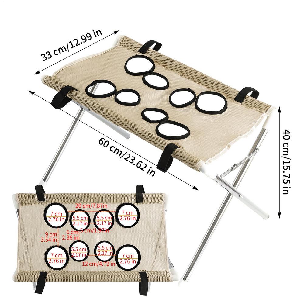 

Dog Grooming Hammock 8-Hole Design Cat Grooming Harness Puppy Nail Trimming Hammock For Cats Dogs Kittens Puppies Small Medium бежевый