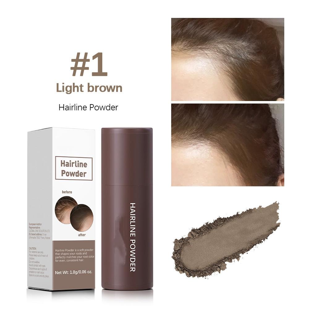 

Hairline Powder Stick Natural Looking Hairline Filler Root Touch Up for Thinning Hair Brown Black Grey