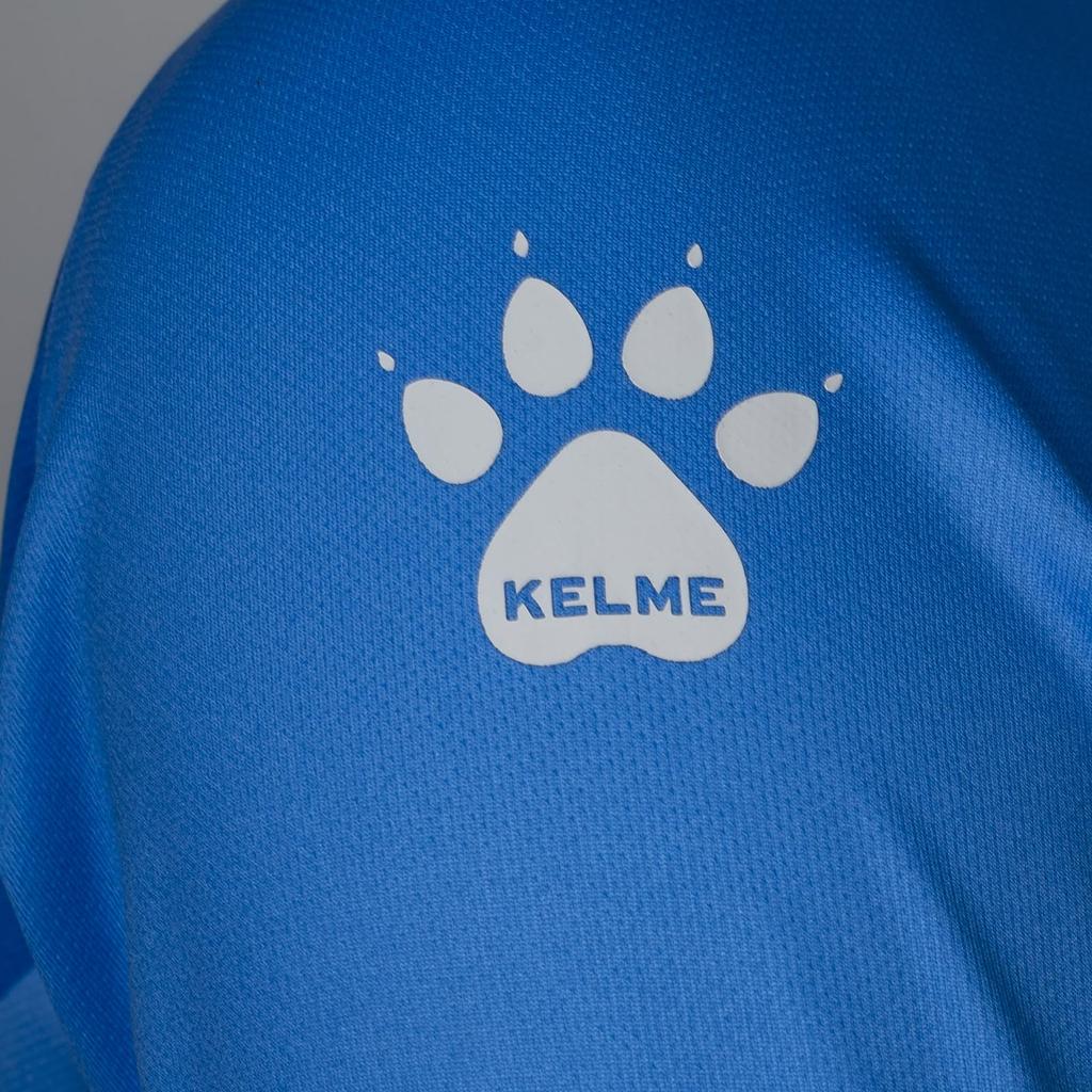 Kelme Men's Long Sleeve Goalkeeper Set (Jacket and Pants) - Match Training Spare Set (Blue, XL)