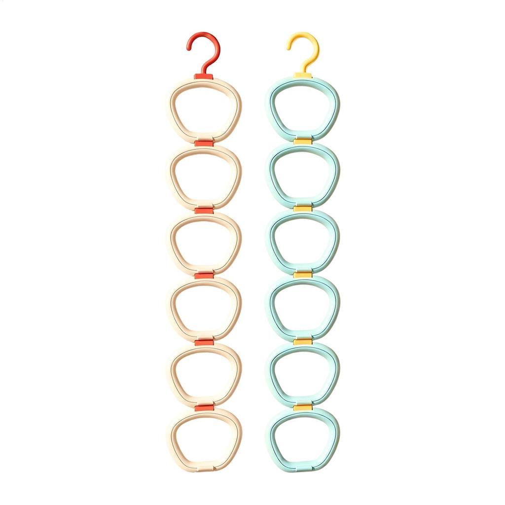 6 Hooks Spliceable Baseball Cap Rack Round Hat Stand and Holder Organizer for Door Closet Storage Hanger Hat Organizer Hanging