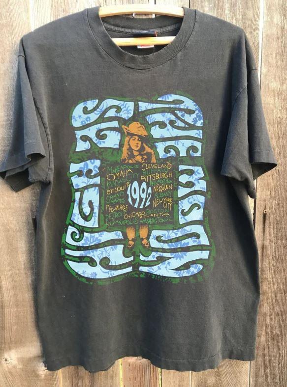 1992 The Black Crowes High As The Moon Tour Charcoal Unisex T shirt S-5XL WA4487 Unisex T-Shirt XXXL
