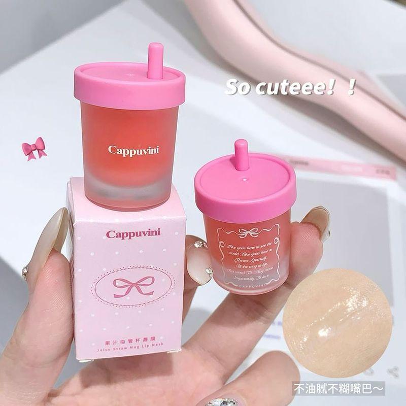 Cappuvini - Juicy Straw Cup Lip Mask - 2 Colors