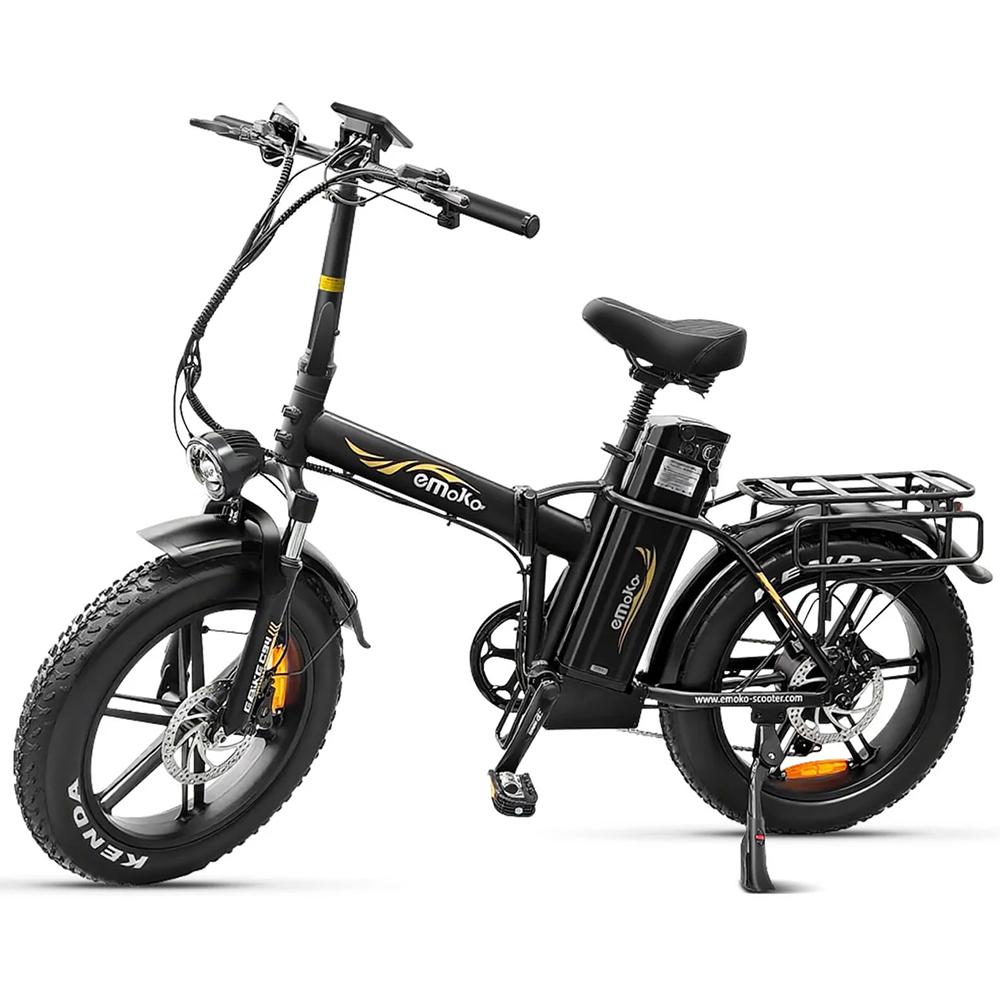 EMOKO C94-35AH City Folding Electric Bike EU-compliant 250W Motor (1000W Peak) 48V 35Ah Battery 7-speed Transmission System.
