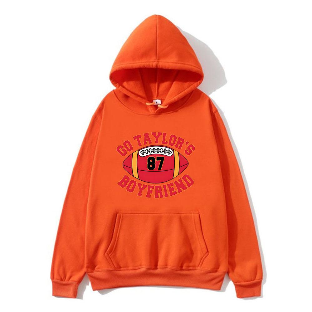 Go Taylor's Boyfriend Hoodie Comfortable with Hooded Sweatshirt for Autumn Winter Clothes Ropa Hombre 87 Football Hoody