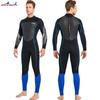 3MM Thick Full-Body Wetsuit: Warm Long Sleeve Diving, Snorkeling, Swimming, Surfing Suit.