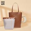 Trendy Hand-woven Bags, Retro Shoulder Tote Bags, Large-capacity Handbags, Versatile Child and Mother Bags