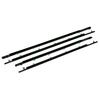 4PCS Car Outer Windows Rubber Weatherstrip Waterproof Pressure Strip Sealing Belt Moulding Trim For Honda CR-V CRV 2007-2011