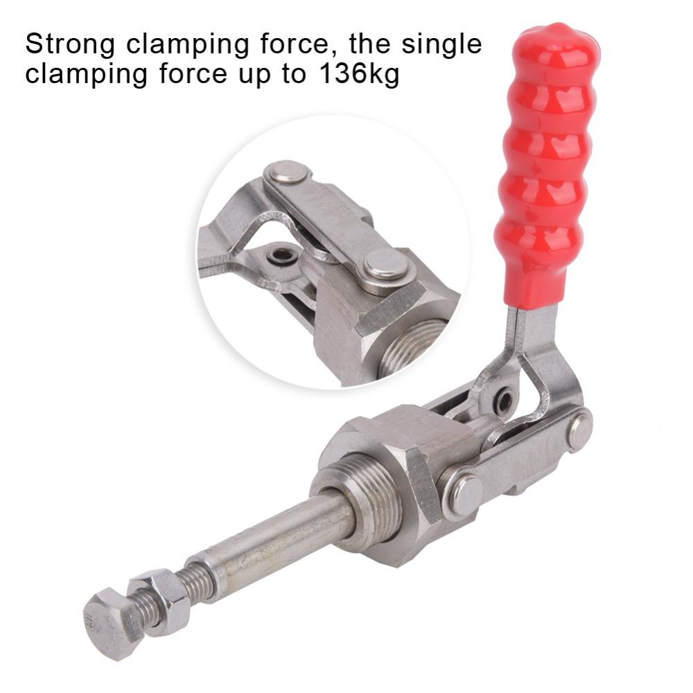 136KG Holding Capacity Quick Toggle Clamp Stainless Steel Welding Fixture Clamp  For Welding