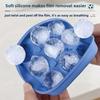 Silicone Football Shape Ice Grid Mold Ice Hockey Silicone Ice Grid Round Table Ice Hockey Mould Ice Cube Mould