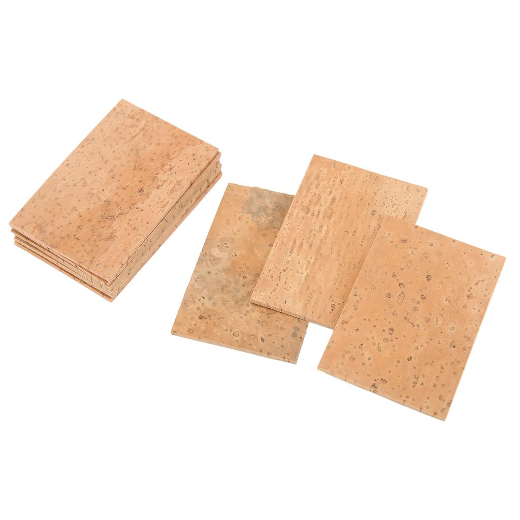 10pcs Saxophone Cork Natural Rust Prevention Odorless Instrument Parts for Alto Soprano